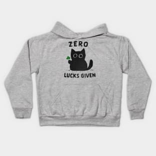 Zero Lucks Given Kids Hoodie